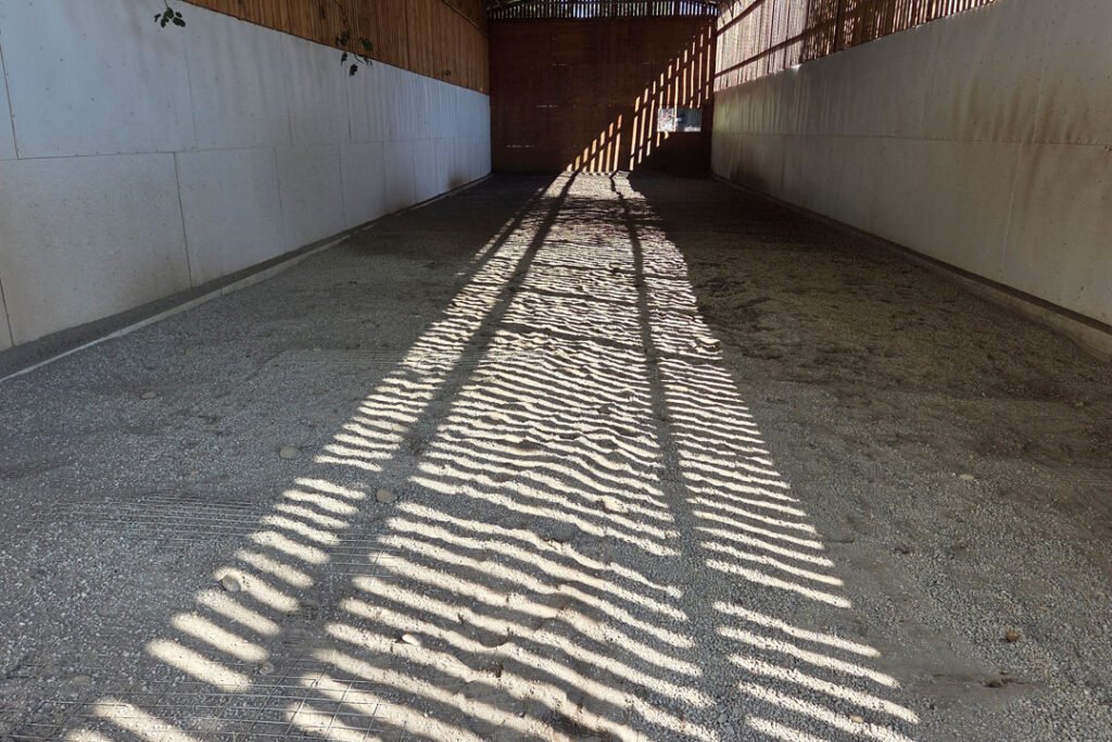 gravel pumping building floor