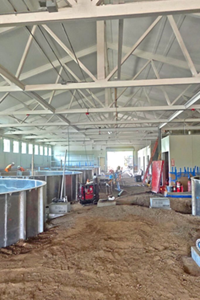structure-inside gravel pumping around structures